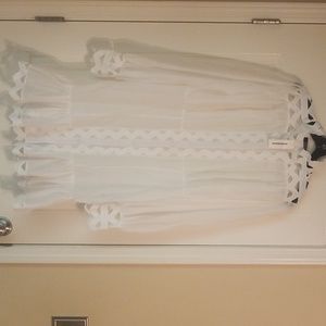 White women dress